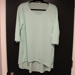 Light Teal 3/4 Sleeve Tunic